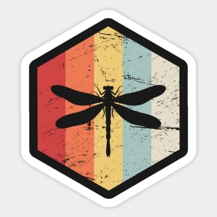 Retro 70s Dragonfly Sticker